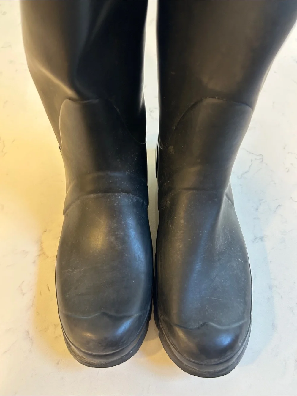 Hunter Original Tall Rain Boots Black Women’s US 7 Waterproof Size 38